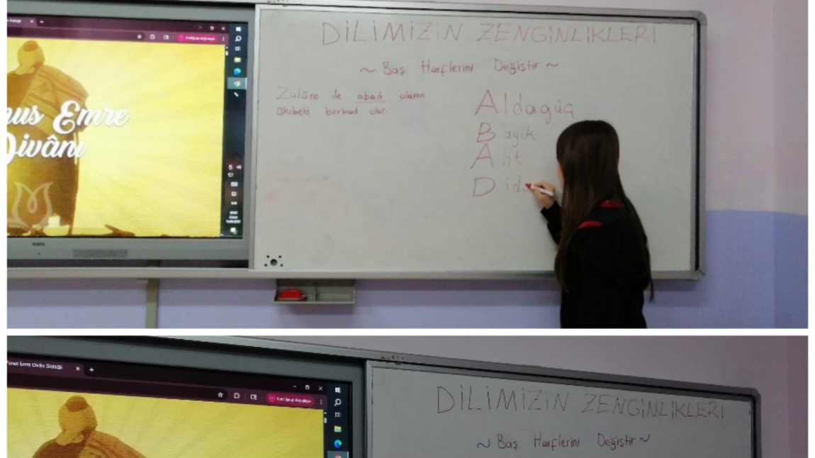 DİLİMİZİN ZENGİNLİKLERİ MAYIS AYI ETKİNLİKLERİ